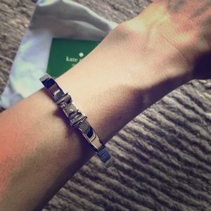 Kate Spade Silver Bow Bracelet